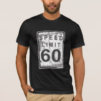 60th Sinal sujo engraçado do limite de velocidade