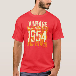 Camiseta 60th Vintage 1954 do presente de aniversário 01