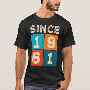 Camiseta 61º aniversário desde 1961