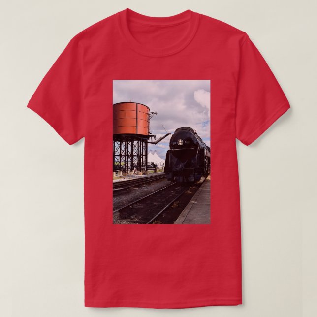 Camiseta 611 Motor a vapor Norfolk e Western (Frente do Design)