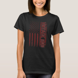 Camiseta 61 Anos Vintage Janeiro 1961 Aniversário Homens