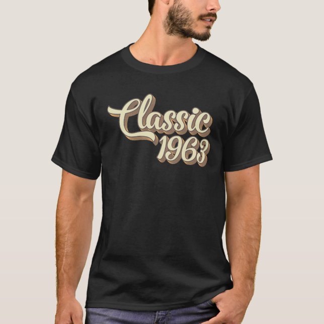 Camiseta 61ruas Aniversário Clássico 1963 61 Anos (Frente)