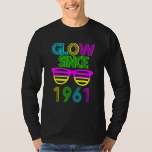 Camiseta 61ruas Brilho De Aniversário Desde 1961 Vintage Óc