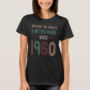 Camiseta 62º Aniversário do Fazer 1960 O Mundo Melhor