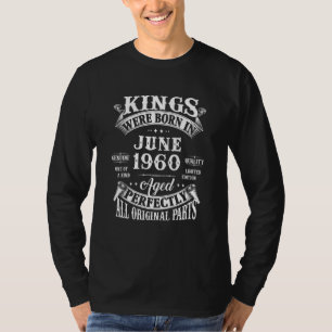 Camiseta 62º Aniversário Nascer De Legendas Em Junho De 196