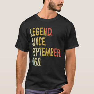 Camiseta 62 Anos De Idade 62ª Legenda De Aniversário Desde