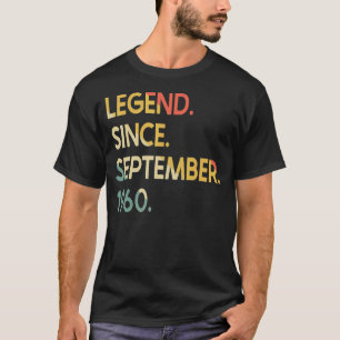 Camiseta 62 Anos De Legenda Desde Setembro De 1960 62º Nasc