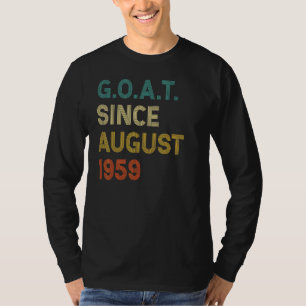 Camiseta 63º Aniversário, 63 Anos De Idade, Caprino Desde A