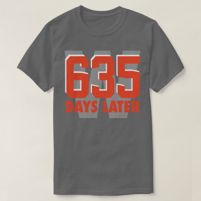 Camiseta 635 Dias Depois Laranja (Frente do Design)