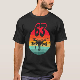 Camiseta 63.º Aniversário I - Drones De Controle Remoto Com
