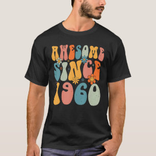 Camiseta 63.º aniversário incrível desde 1960 63 anos de id
