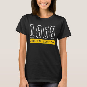 Camiseta 63.o aniversário Senhoras Deputadas 63 Anos 1959 7