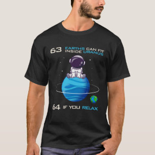 Camiseta 63 Terras Podem Ajustado Do Espaço Da Astronomia U