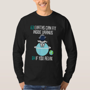 Camiseta 63 Terras Podem Ajustado Do Espaço Da Astronomia U