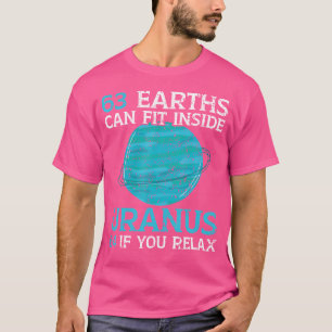 Camiseta 63 Terras Podem Ajustado Urano 64 Se Relaxar Como