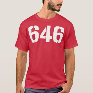 Camiseta 646 Texto Branco