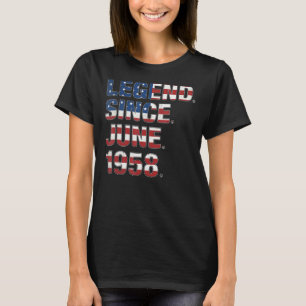 Camiseta 64. ª Legenda De Aniversário Desde Junho De 1958 B