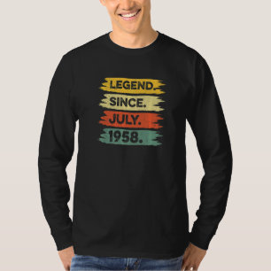 Camiseta 64. º aniversário da Legenda da Imagem Retroativa
