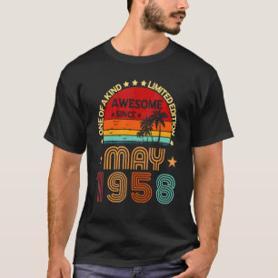 Camiseta 64.º aniversário incrível desde maio de 1958