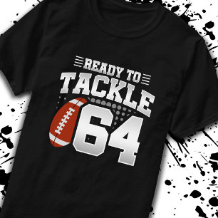 Camiseta 64.º aniversário - Mãe de futebol - Jogador de fut
