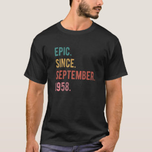 Camiseta 64 anos de idade 64. º aniversário Epic desde sete