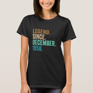 Camiseta 64 anos de idade 64.a legenda de aniversário desde