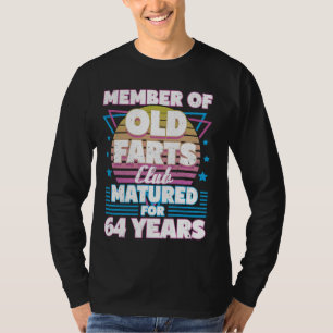 Camiseta 64 anos, festas de 64 anos, clube engraçado, 64 an