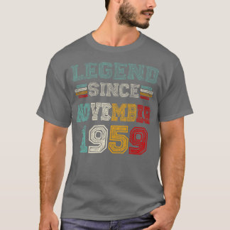 Camiseta 64 anosDesde novembro de 1959 64º aniversário