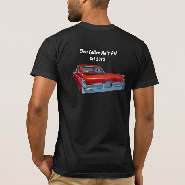 Camiseta ’64 Cadillac Classic Car Art Tee (Verso)