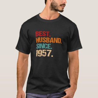Camiseta 65º Aniversário de Casamento Melhor Marido Desde 1