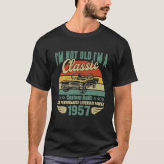 Camiseta 65º Aniversário Ofertas Para Pai Masculino Retro V
