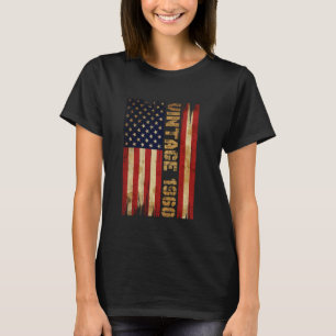 Camiseta 65 Anos de Idade Vintage 1960 Bandeira Americana 6
