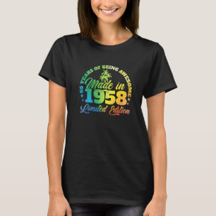 Camiseta 65 anos de ser incrível feito em 1958 Aniversário