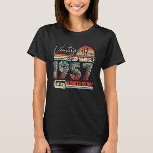 Camiseta 65.o Aniversário de setembro de 1957 Vintage Casse