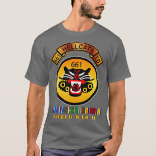 Camiseta 661 Tanque de rua Destroyer Bn w Scroll EUR SVC WI