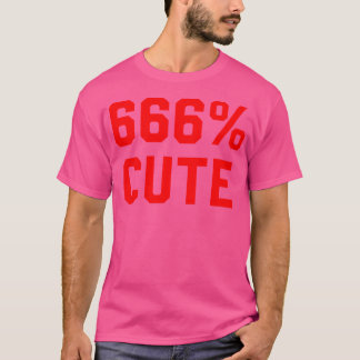 Camiseta 666 Cute