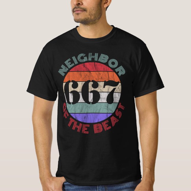 Camiseta 667 Vizinho Da Besta - v3 (Frente)