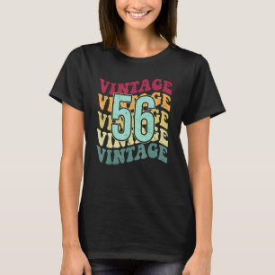 Camiseta 66.º Aniversário Desorações para Mulheres Homens V