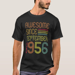 Camiseta 66 anos de idade 66 aniversário é incrível desde s