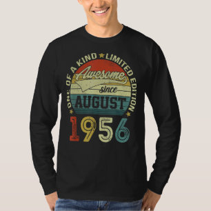 Camiseta 66 anos de idade no Awis de aniversário desde agos