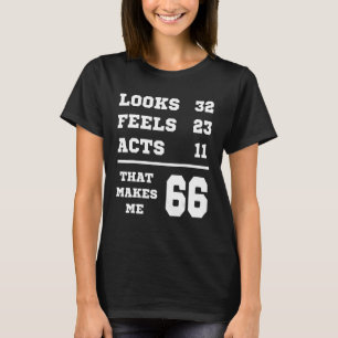 Camiseta 66 Aparência Sente Atos