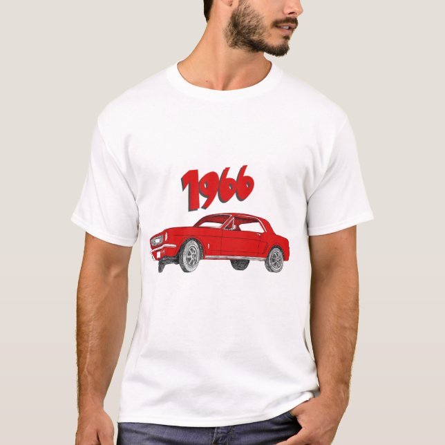 Camiseta 66 mustang (Frente)