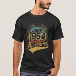 Camiseta 67º Aniversário Presente Em Junho De 1954 67 Anos