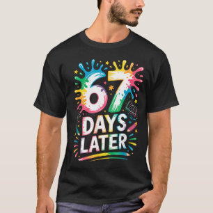 Camiseta 67º Dia De Escola 67 Meme Professor Aluno 67 Dias