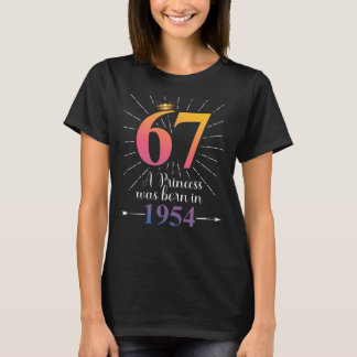 Camiseta 67.º aniversário Presente 67 anos
