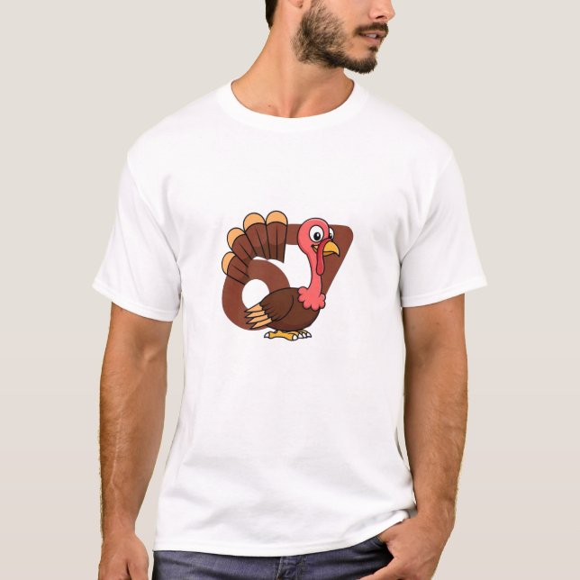 Camiseta 67 Ação de Graças Peruza Engraçada (Frente)
