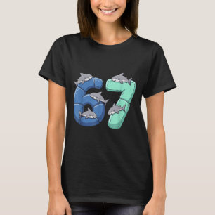 Camiseta 67 Animais Engraçado 67 Brainrot Juventude Criança