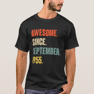 Camiseta 67 anos 67 anos aniversário Engraçado desde setemb