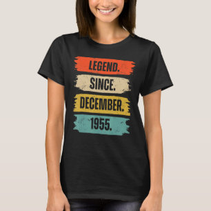 Camiseta 67 anos de idade 67.a legenda de aniversário desde