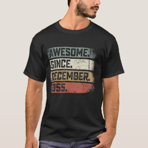 Camiseta 67 anos é incrível desde dezembro de 1955 67th Bir